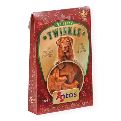 Antos Christmas Twinkle Julkakor för Hunden 100g